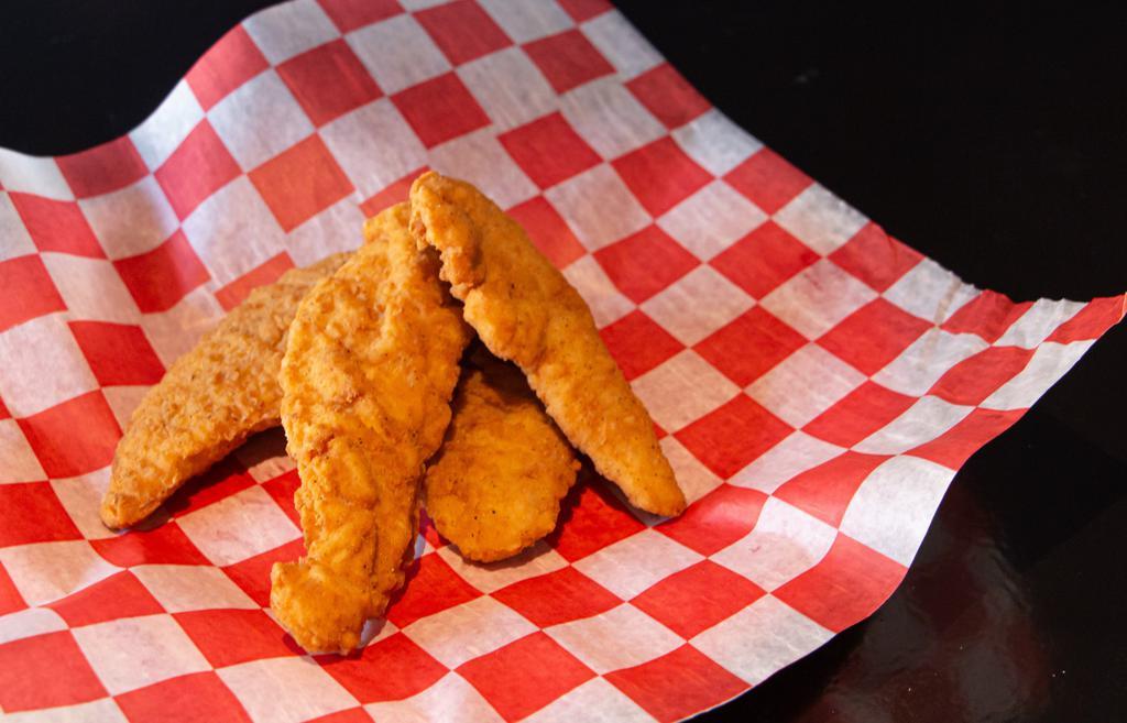 Chicken Tenders · Served w/ your choice of Dipping sauce. 4 per order.