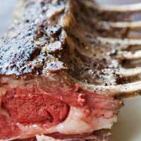 *Rack Of Lamb · Grilled to perfection and served with blackberry demi sauce, mashed potatoes, and grilled as...
