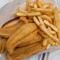3Pc Cat Fish Fillets · our classic catfish fillets, better portions'