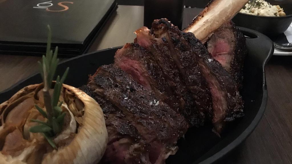 16Oz Ribeye · Bone Out, Come with Choice of Side