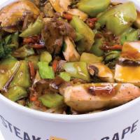 Korean Bbq Bowl · Cal. 320-333
Grilled steak or chicken, oven roasted broccoli and carrots, grilled onions, mu...