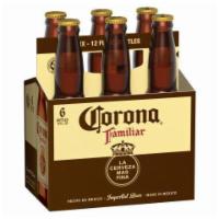 Corona Extra Familiar · Six Pack 12 oz bottles.
