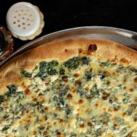 Spinach & Feta · Spinach, feta, parmesan & mozzarella cheese.