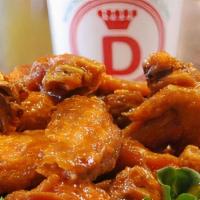 Whole Wings 15 Pcs · You can select up to 3 different flavors.  Comes with your choice of Blue Cheese or House Ma...