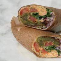 Falafel (Wrap) · The best garbanzo beans, spices and fresh herbs are all blended and cooked to order for the ...