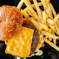Munchies Burger · Premium Broiled Angus Beef Steak With American Cheese Premium Bun. Make it combo for an addi...