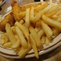 Fish And Chips · Three pieces of batter dipped cod