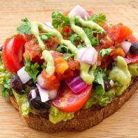 Create Toasts (2 Slices) · Select your toast, 4 signature ingredients and your choice of a dressing