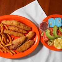 Fish Fry · Beer Battered Haddock or Breaded Cod served with french fries and tartar sauce.
