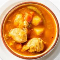 Chicken Vegetable Soup (8 Oz.) · Halal.