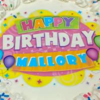 Happy Birthday Banner With Name · We'll call you to discuss frozen yogurt & filling options. In Special Request area, type NAM...