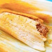 Pulled Pork Tamal · The most traditional type of tamal, our “Tamales de Puerco” are. filled with pork shoulder i...