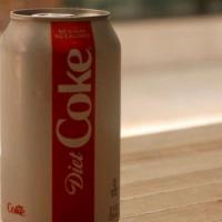 Diet Coke Can · Zero calorie cola.