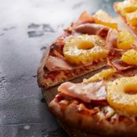 Hawaiian Special Pizza · Delicious Pizza topped with Ham, pineapple and extra cheese.