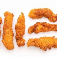Chicken Fingers · Delicious chicken Fingers baked, then deep-fried to perfection.