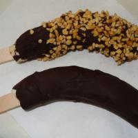 Chocolate Covered Frozen Banana · 
