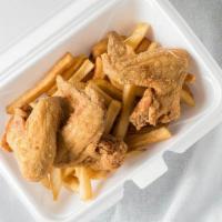 4 Wings With Fries · 