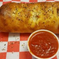 Stromboli · It’s not ‘zakly a sandwich, not ‘zakly a calzone. But a chunk of heaven, nonetheless! Full o...