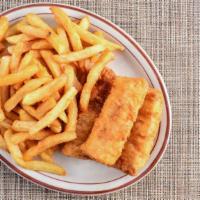 Fish & Chips Dinner (3Pc) · Fish Icelandic cod dipped in our special batter, served with fries, dinner bread, and your c...
