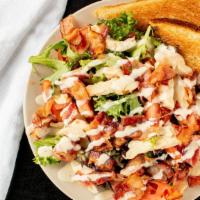 Chicken Blt Salad · Spring mix with chicken, bacon, and tomatoes. Served with ranch dressing.