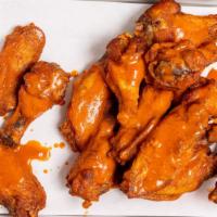Game Day Wings Box (18) · Variety of  lemon pepper Rub, BBQ Rub & spicy wings served with ranch, buffalo & BBQ sauce