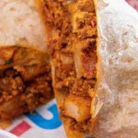 Breakfast Burrito · Comes with a 14 inch flour tortilla with eggs, pico, home fry potatoes, shredded cheese, and...