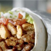 Burrito · Choose your meat: served with rice ,beans, pico de gallo, fresh cheese and sour cream.