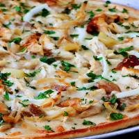 Chicken & Garlic Pizza · 