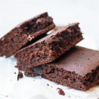 Brownie · Decadent, fudgy chocolate brownies.