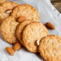 Almond Cookies · 4 fresh almond cookies.
