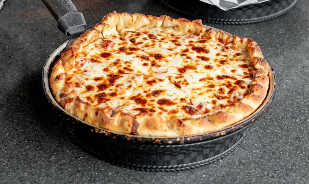 Cheesy Cheese Pizza · 1/2 lb. of mozzarella.