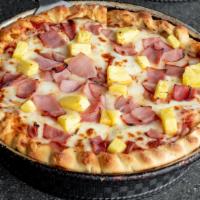 Hawaiian Pizza · Topped with Ham and Pineapple