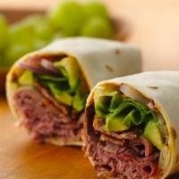 Bistro Roast Beef Tweener · Roast Beef | Cheddar Cheese | Lettuce | Red Onion | Roasted Red Pepper | Sprouts | Horseradi...