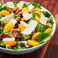 Cranberry Mandarin Salad · Mixed Greens | Chicken | Mandarine Oranges | Dried Cranberries | Parmesan Cheese | Walnuts |...