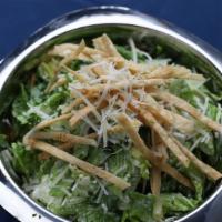 Signature Caesar Salad · Romaine Lettuce, Parmesan Cheese, Fresh Squeezed Lemon, House Made Croutons and Signature Ca...