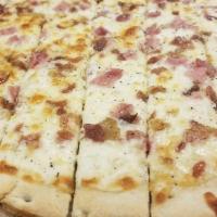 Cheesy Flat-Bacon-Ham · MARINERA SAUCE