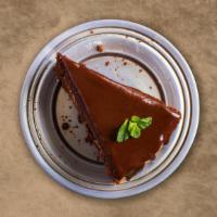 Chocolate Cake · Double layered rich chocolate cake.