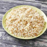 Rice Pilaf · Vegetarian. With almonds.