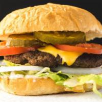Og Classic (5 Oz) · An authentic patty, American cheese, mayonnaise, dill pickles, Romanian lettuce, sliced onio...