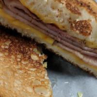Grilled Cheese With Ham Specialty Sandwich · 