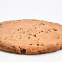 Giant Warm Baked Chocolate Chip Cookie · Made to order.