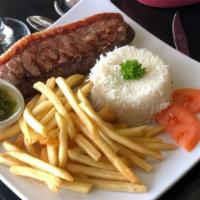 Prime Sirloin Steak / Picanha · Gluten-Free. Ten-ounce prime sirloin steak, grilled to perfection, served with a side of our...
