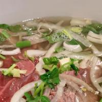 Oxtail Pho · Popular dishes. Rice noodles, painted hills brisket, beef meatballs, thinly sliced beef.