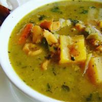 Conch Soup · This rich, flavorful soup is made 