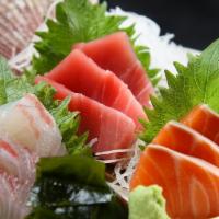 Sashimi Deluxe · 15 pieces of chef’s choice sashimi.