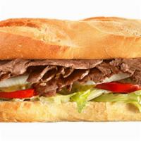 Lamb Gyro Sub  · Toasted sub with our delicious lamb gyro meat  topped with lettuce, tomato, onion, banana pe...
