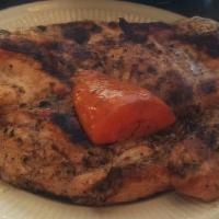 Chicken Sautée · Tender pieces of chicken breast sautéed with cilantro, garlic, and our light lemon oregano s...