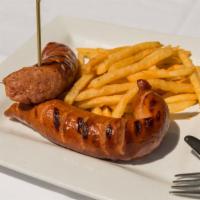 Smoked Sausage Plate · One pound of house-smoked sausage served with your choice of two sides.