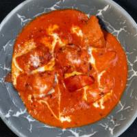 Chicken Tikka Masala · Zayka specialties, gluten-free. Barbecued chicken cooked with tomatoes, onions and yogurt.