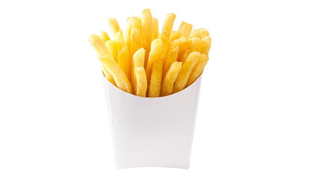 Fries · Golden, crispy french fries.